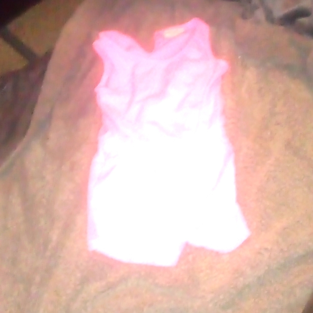 Little girls pink romper